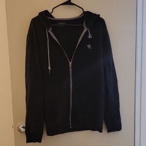 Express Black Zip-Up Men's Sweater